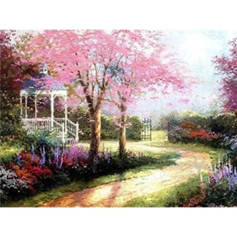Paint by Numbers Lincoln Park Gazebo Painting - Picture 1 of 10